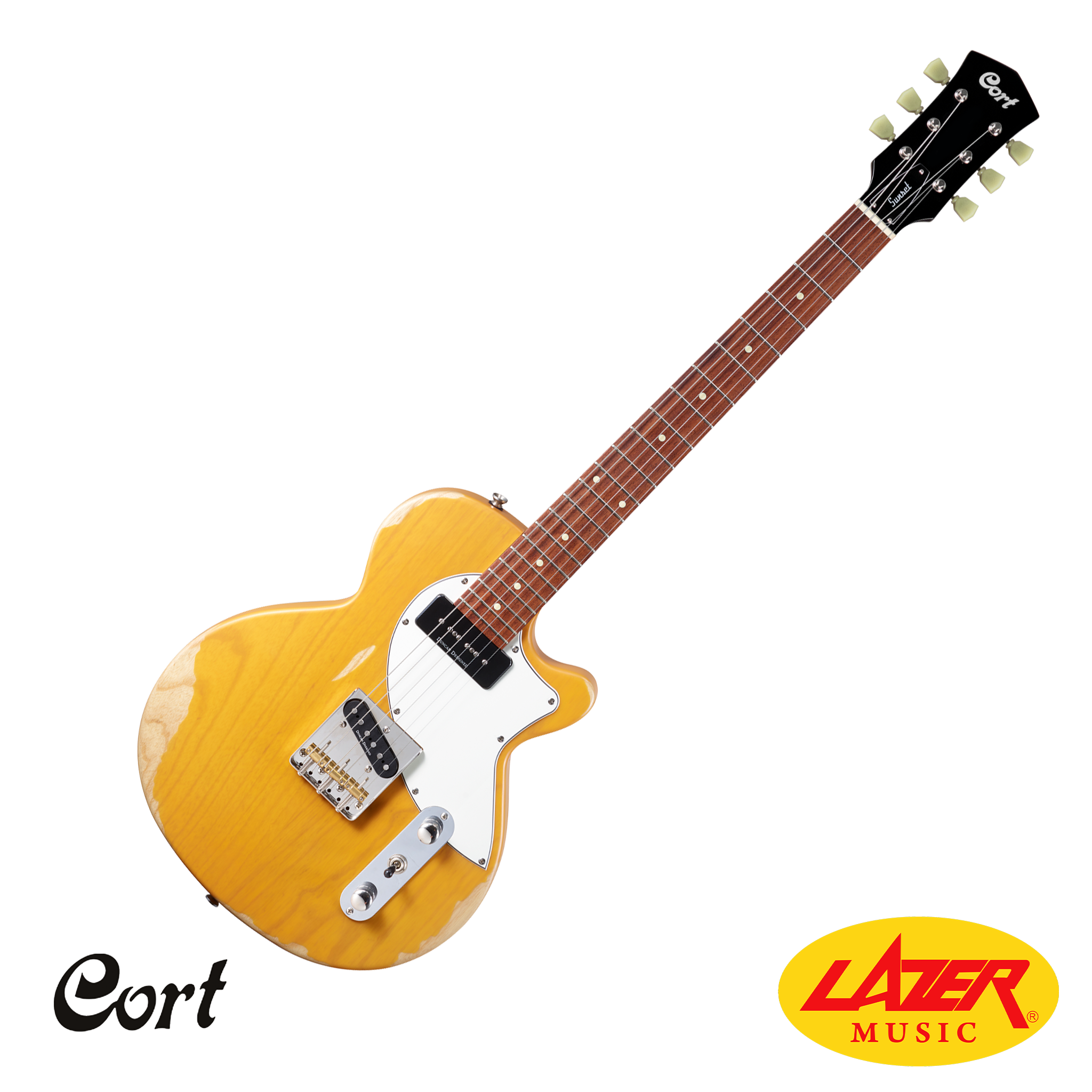 Cort Sunset TC Electric Guitar (Yellow)
